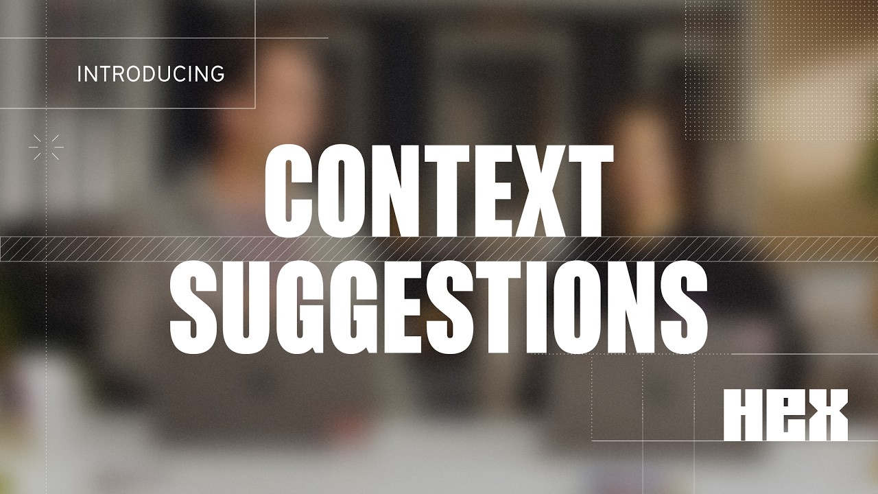 Introducing Context Suggestions