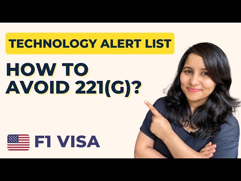 Does the Technology Alert List affect your F1 visa interview?