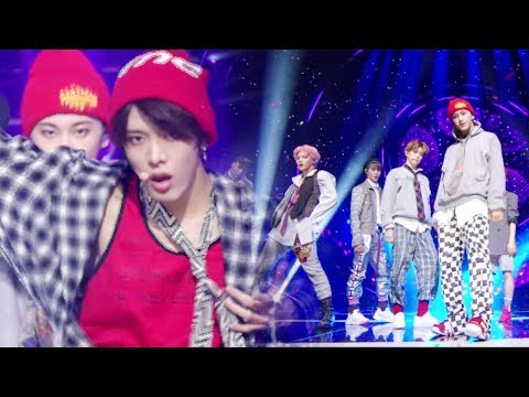 “强大”NCT 127  -  Cherry Bomb @流行歌曲Inkigayo 20170709