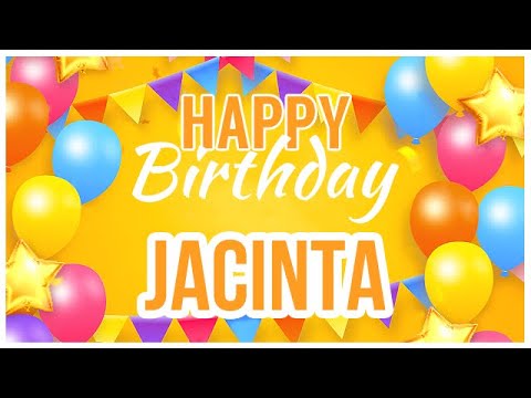 🎂 Happy Birthday Jacinta! 🎉 It's Your Special Day 🥳