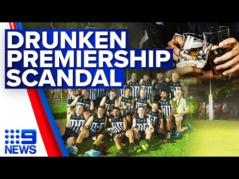Drunk goal umpire at centre of controversial football grand final | 9 News Australia