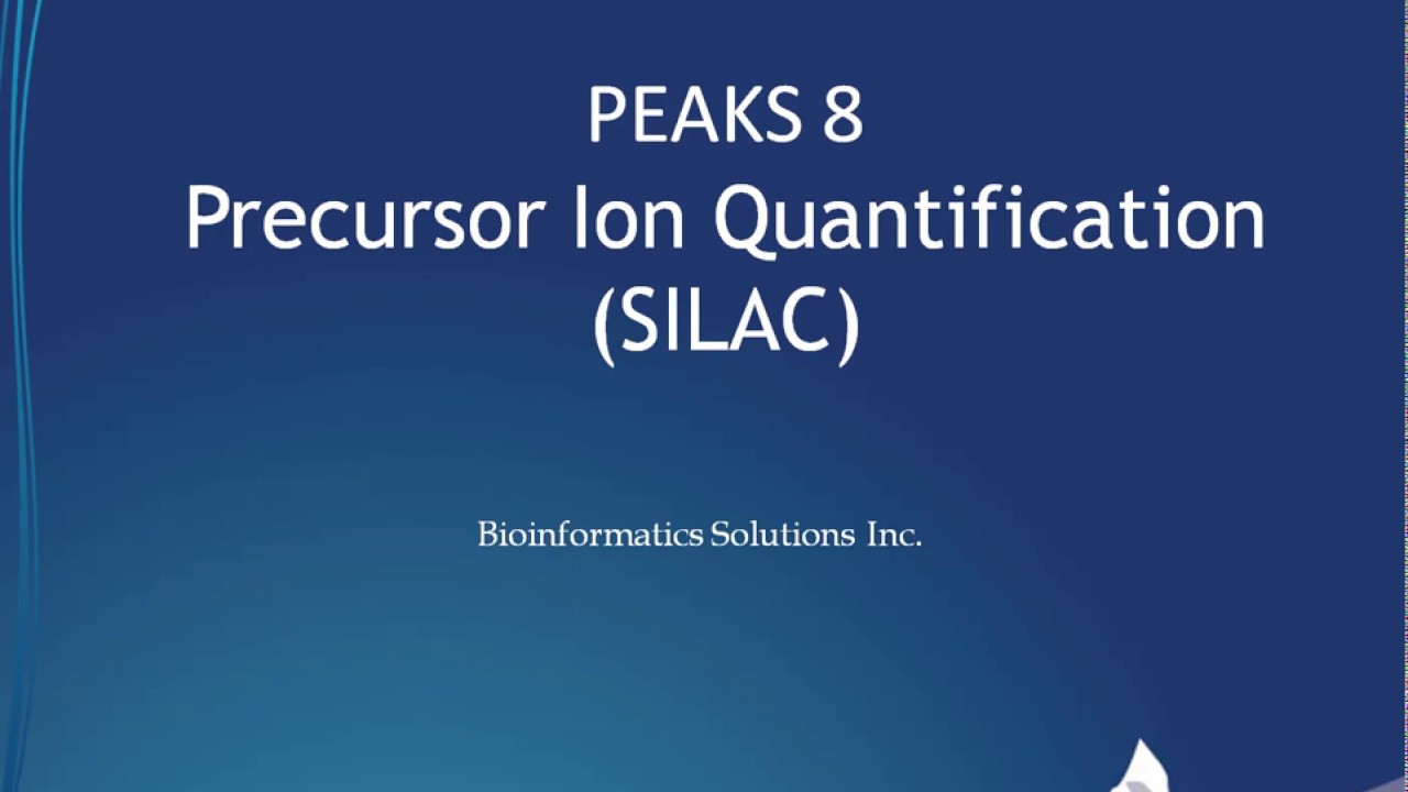 PEAKS Q Labelling Quantification – SILAC