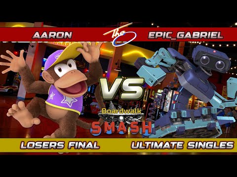 Boardwalk Smash #92 Losers Final - Aaron (Diddy Kong) Vs. Epic_Gabriel (R.O.B.) Smash Ultimate SSBU