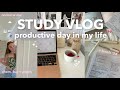 study vlog | day in the life revising for a levels