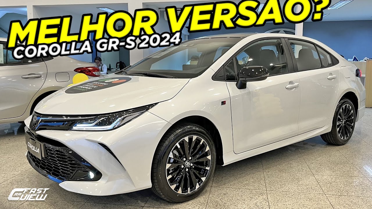 NOVO TOYOTA COROLLA GR-S 2024 COM MOTOR MAIS FRACO, TETO SOLAR E PAINEL DIGITAL AINDA É BOA OPÇÃO?