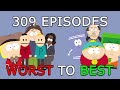 EVERY EPISODE of South Park RANKED from WORST to BEST