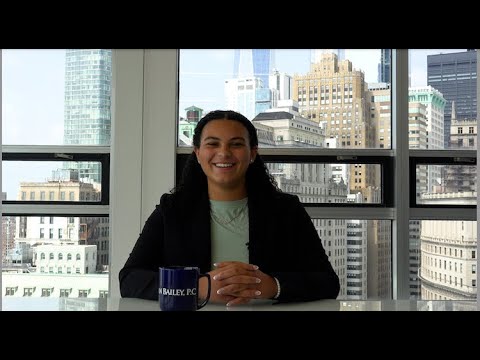 “The first day I walked in, I thought I would be intimidated by such powerful attorneys but they all welcomed me” – Aliyah, High School Intern testimonial video thumbnail