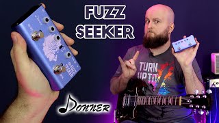 Video thumbnail for Octave Fuzz On A Budget - Donner Fuzz Seeker Review And Demo by Mykola MrHardGuitar - Guitar Reviews And Lessons