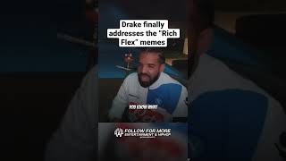 Drake talks about the memes and jokes about him on “Rich Flex” with 21 Savage #drake #21savage