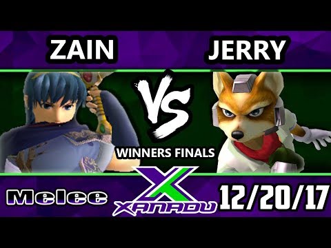 S@X 233 Melee - Zain (Marth) Vs. Jerry (Fox) - Smash Melee Winners Finals - SSBM