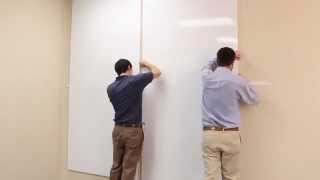 How to Install Removable Whiteboard Panels
