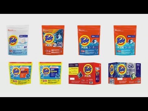 Part of a video titled Recall issued for laundry pods over defective packaging - YouTube