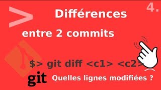 Git - 4. Différence entre commits (git diff) | tutos fr