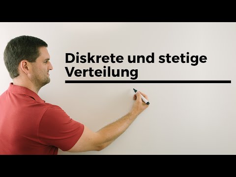 Diskrete und stetige Verteilung, Stochastik, Statistik, Wahrscheinlichkeit | Mathe by Daniel Jung