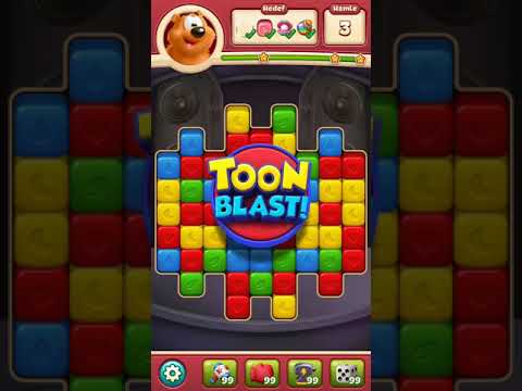Toon Blast 3481 - 3490 ??!! 🌛 🌞 🌜