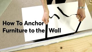 How to Anchor Furniture to the Wall | Consumer Reports