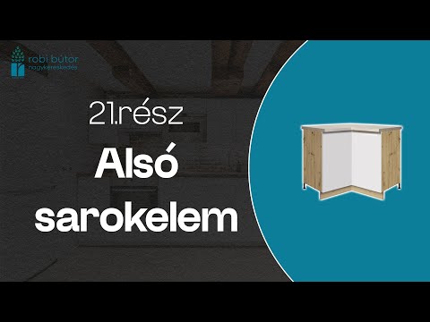 Konyhabútor - Alsó sarokelemek