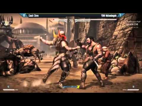 Coach Steve vs. YOMI.Michelangelo - Mortal Komabt X NEC 16