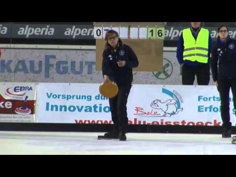 Eisstocksport WM 2016, Finale Damen, ITA : AUT
