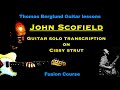 John Scofield on Cissy strut - Guitar solo transcription