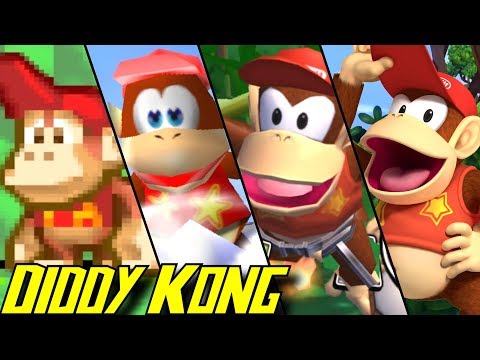 Evolution of Diddy Kong (1994-2018)