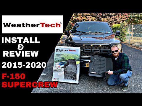 WeatherTech Floor Mats Review and Install for 2015-2020 F-150 SuperCrew
