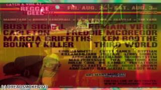 KING JAMMY'S  (jam) @ 18 inch''corner  roots selection reggae geel 02-08-2013