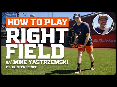 How Mike Yastrzemski OWNS the Outfield (ft. Hunter Pence)