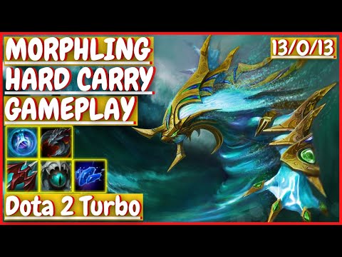 Morphling 13/0/13 [HARD CARRY] [Gameplay DOTA 2 Turbo] 7.32