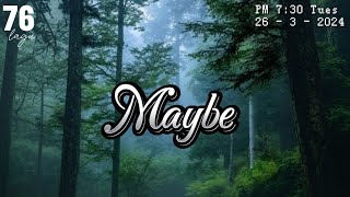 Download lagu Maybe - Thom Pache - lyrics terjemahan #lagu76 #lyrics mp3 Download lagu Maybe - Thom Pache - lyrics terjemahan #lagu76 #lyrics mp3