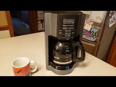 Mr. Coffee 12 Cup Programmable Coffee Maker | Review and How to Program the Delay Timer #mrcoffee