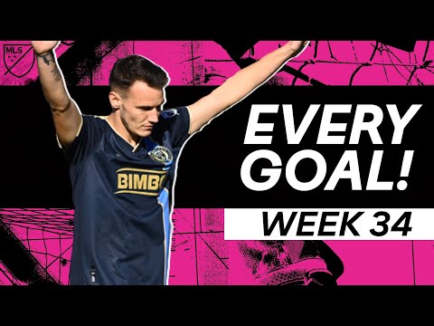 Watch Every Single Goal from Week 34 in MLS!