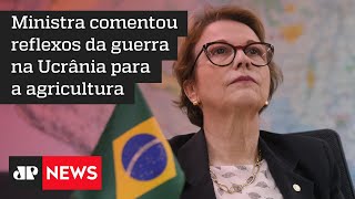 Tereza Cristina: ‘Brasil não tem que se preocupar com desabastecimento’