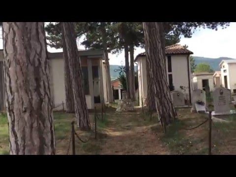 San Pio Delle Camere Cemetery. Italy. September, 2015.
