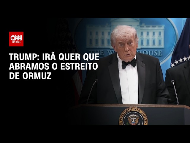 Irã quer que abramos o estreito de Ormuz  diz Trump   WW