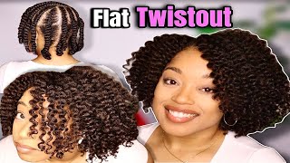 My Flat Twist Out for Beginners on natural hair