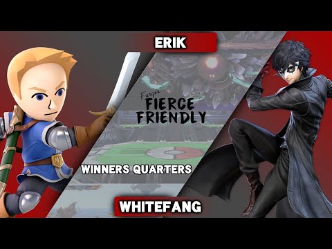 FFF August Erik (Mii Swordfighter) vs BRAVO | WhiteFang (Joker) Winners Quarters