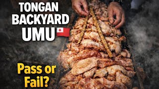 Traditional Tongan Umu in Our Backyard 🇹🇴 | First Time Cooking Umu