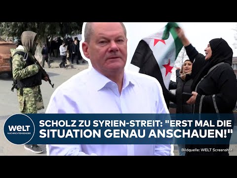 SYRER IN DEUTSCHLAND: Scholz bremst Rückkehrdebatte! Lage im Land "sehr, sehr gefährlich!"