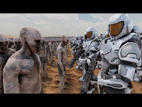 1.000.000 ZOMBIES VS STAR WARS SOLDIERS -  ULTIMATE EPIC BATTLE SIMULATOR 2 - UEBS