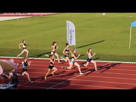 100m [Ž], KVALIFIKACIJE, II. skupina, Eva Mačković - Međunarodni miting Novo Mesto 2019