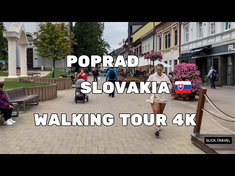 POPRAD, SLOVAKIA 🇸🇰 | WALKING TOUR 4K 💥 #Poprad #Slovakia #WalkingTour #Travel #HighTatras