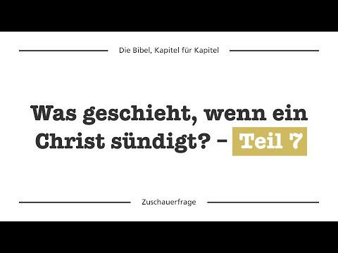 Sünde ist keine Privatsache!