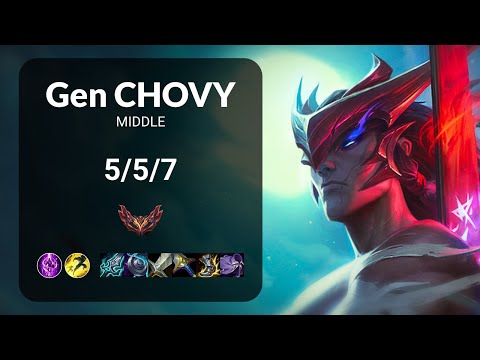 Gen Chovy Yone vs Malphite MIDDLE - KR  Patch 13.15