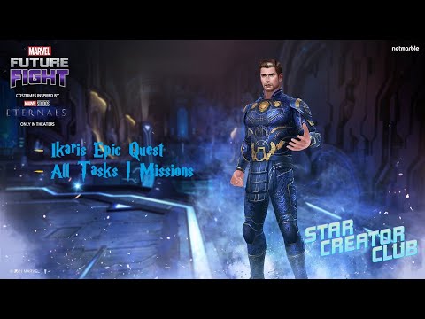 Marvel Future Fight | Ikaris Epic Quest | All Tasks | Missions | Story | No commentary | Final Part