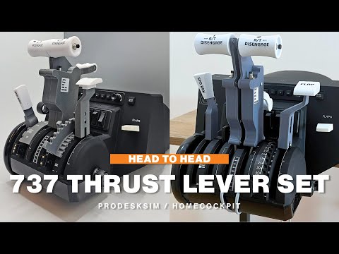 Head to Head: 737 Thrust Lever Set  for Honeycomb Bravo