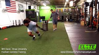 Will Davis - NFL Combine Training