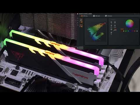 패트리어트(Patriot) VIPER Venom RGB DDR5 메모리 메인보드 RGB Sync