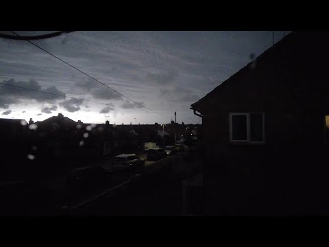 Light show from active elevated thunderstorm - Herne Bay, Kent - 18th & 19th June 2022