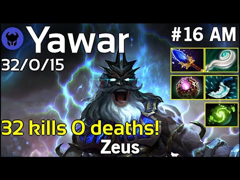 32 kills 0 deaths! Yawar [Forward Gaming] plays Zeus!!! Dota 2 7.19